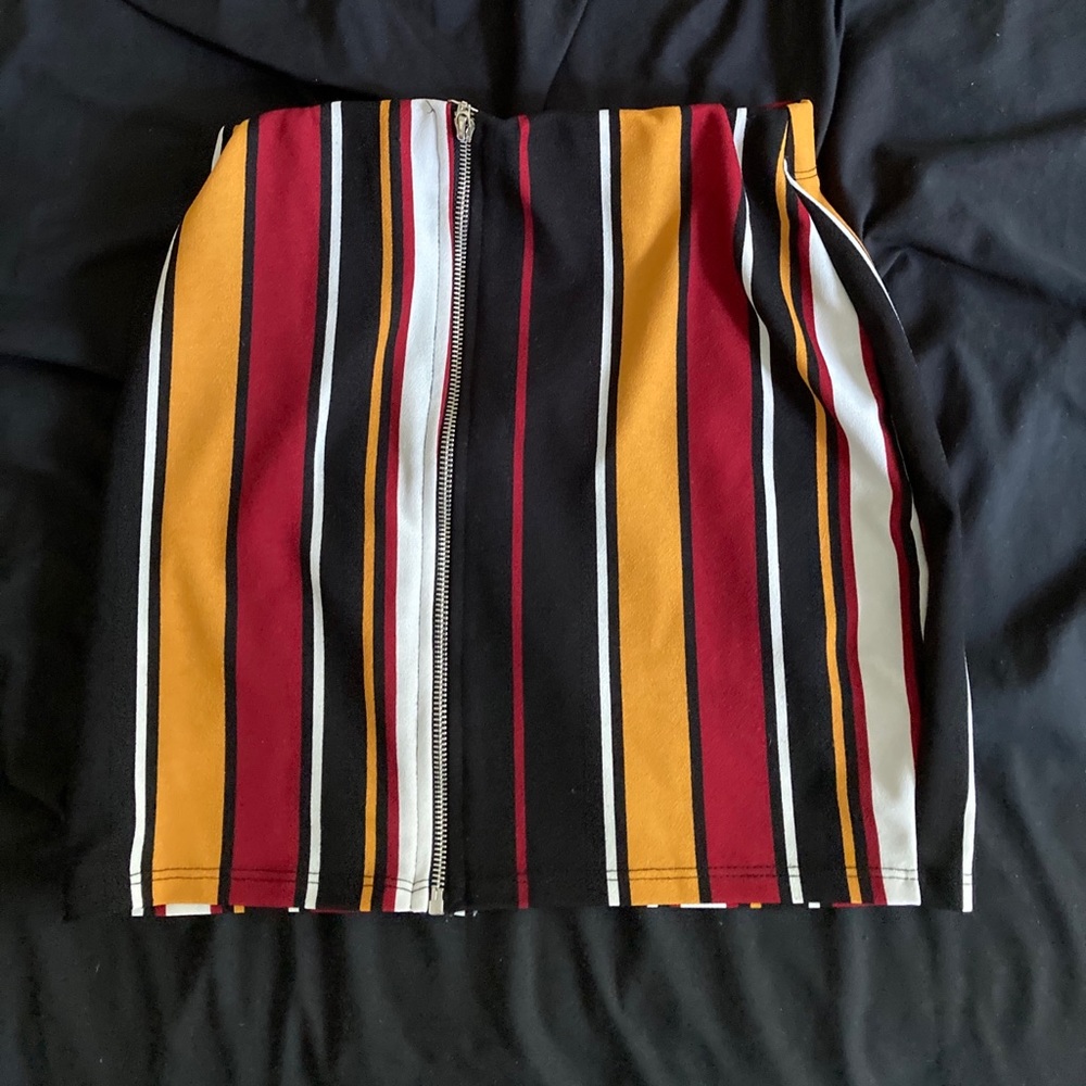 Striped Mini Skirt